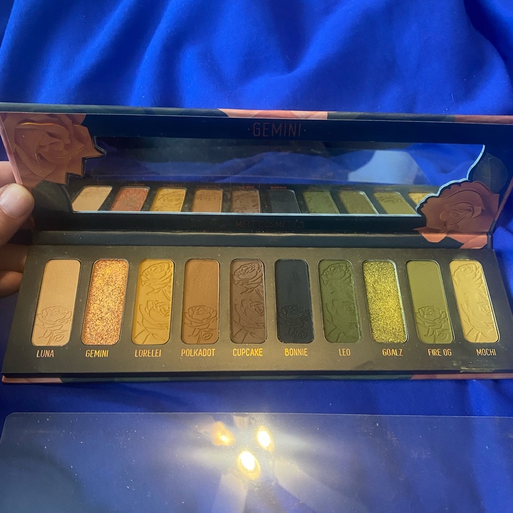 Melt Gemini eyeshadow palette. Used once or twice. No box.